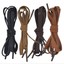 New-Flat-Waxed-Shoelaces-Dress-Canvas-Sneaker-Boots-Shoe-Laces-Unisex-Strings