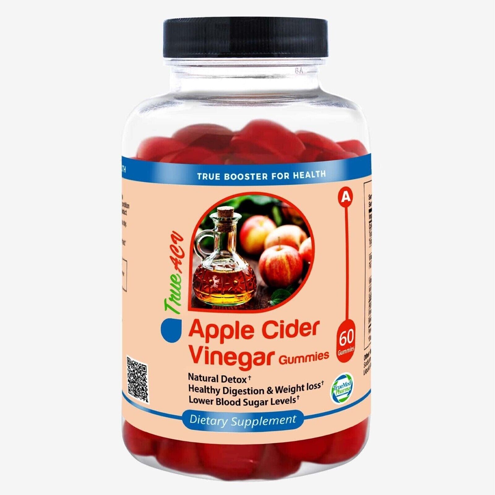 TrueMedApple Cider Vinegar/ Natural Detox Healthy Digestion and Weight