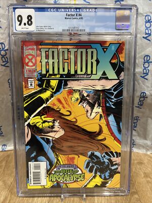 Factor X #4 - Age of Apocalypse - Marvel Comics 1995 cgc 9.8 graded comic