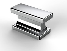 10 Pack Polished Chrome Kitchen Cabinet Knobs for Dresser Drawers - Zinc Hardwar