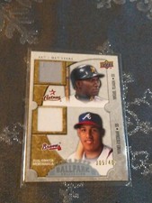 (2009)*UD Ballpark Collection*MIGUEL TEJADA/YUNEL ESCOBAR*Dual Jersey #(305/400)