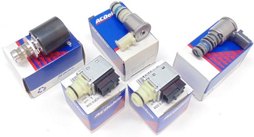 4L60E Transmission Solenoid Kit TCC EPC Shift 1996-2002 5pc Set OEM NEW (99090)* - Bild 1 von 5