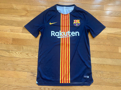 FC Barcelona 2018 Home Football Soccer Jersey Nike Men's Size M | eBay