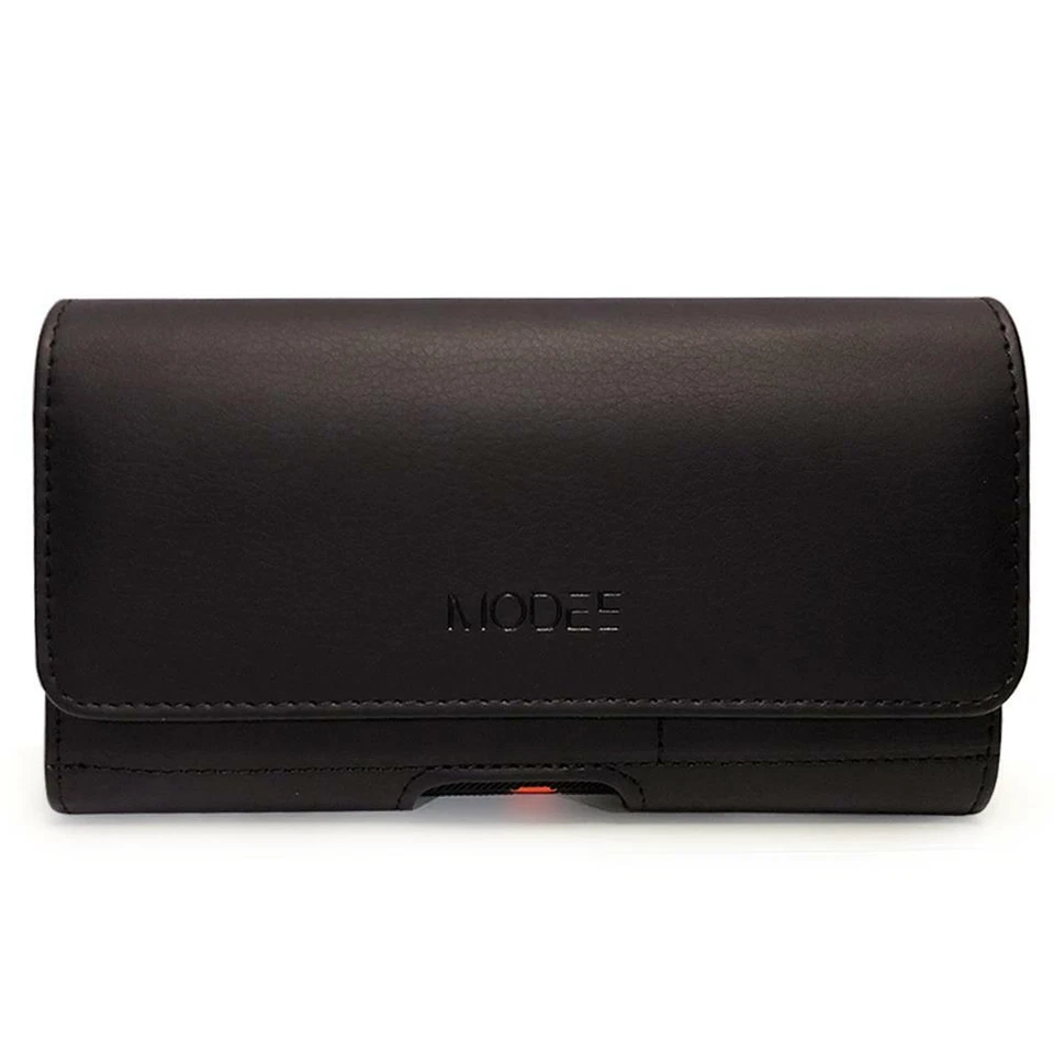 Bolsa de cuero de nailon vertical más grande para Galaxy S10 S10+ se adapta al tamaño de la funda Otterbox Foto 3 de 4