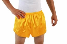 Gold Athletic Running Shorts