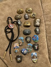 INSIGNIA DE METAL VINTAGE BICICLETA DE CARRERAS EMBLEMA ESCUDO ANTIGUO + Boy Scout Bolos