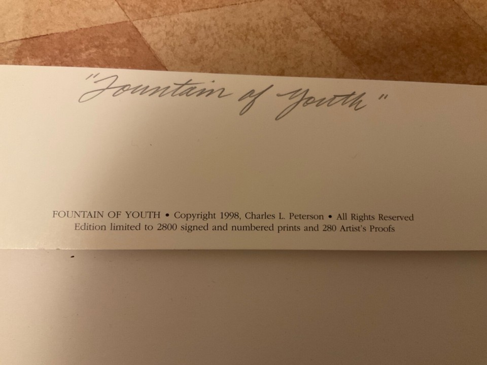 Charles Peterson Fountain of Youth eBay