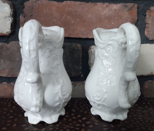 Vintage Provincial White Pitcher Napcoware Salt & Pepper Shakers C-7353 Japan - Picture 3 of 8