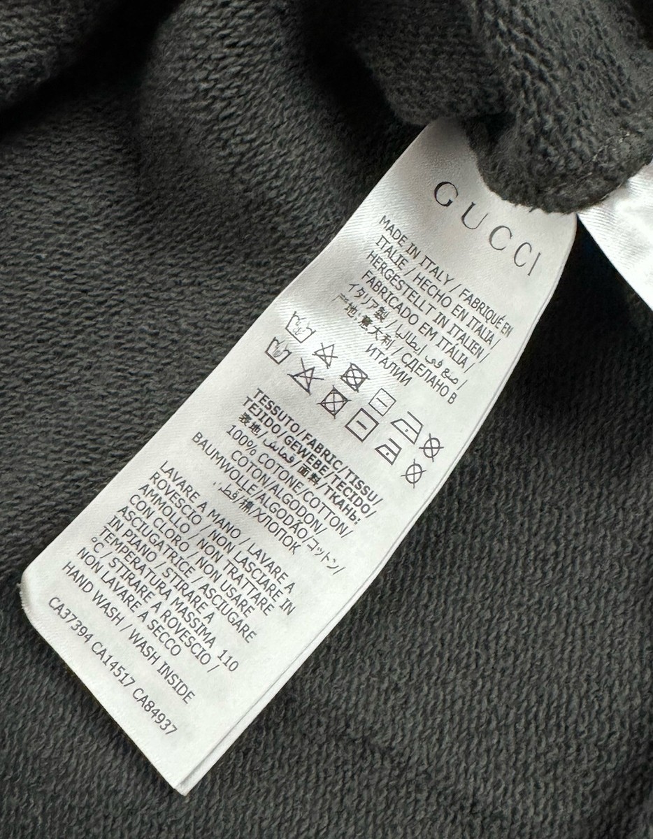 Gucci Kids 10 Friendly With Monsters Logo Hoodie Gray Pullover | eBay