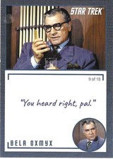 2020 STAR TREK TOS ARCHIVES & INSCRIPTIONS #64 Bela Oxmyx Var. 9 of 18