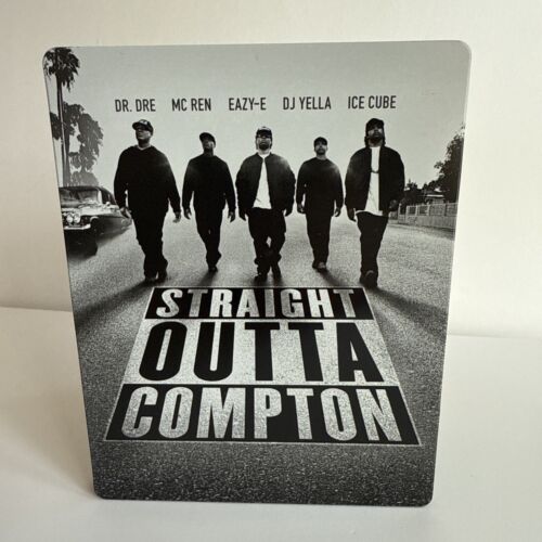 STRAIGHT OUTTA COMPTON Limited Edition Collectors Steelbook (DVD Blu-ray Set)