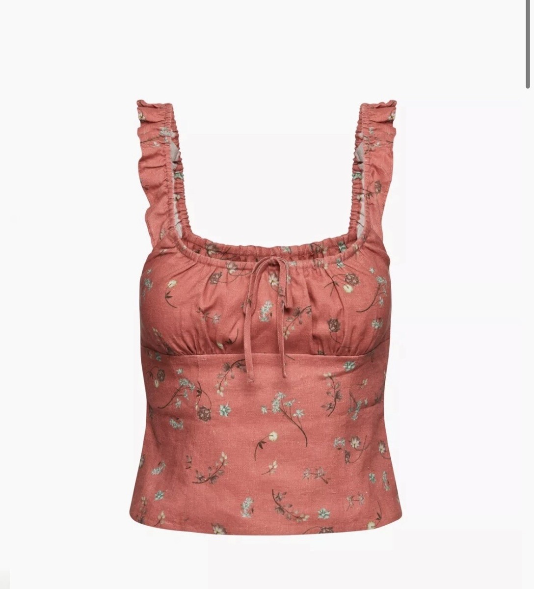 Aritzia Wilfred Boheme Linen Bustier Tank Size L | eBay
