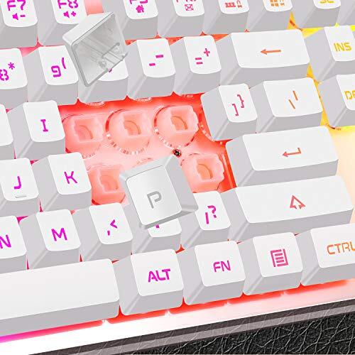 Gaming Keyboard and Mouse Combo, K1 RGB LED Backlit Keyboard with 104 K1 white - Picture 4 of 6