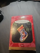 1997 Hallmark Keepsake Son Ornament Mini Stocking Tin