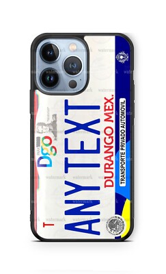 Durango Mexico Phone Case License Plate Personalize tags 2010 for IPHONE SAMSUNG
