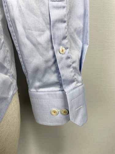 ETON Signature Twill Slim Blue with floral plaster Men's Formal Shirt Size 38/15 - Picture 11 of 18