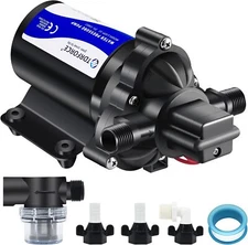 Water Pressure Booster Pump for RV，12V Diaphragm Power Water Pumps 4GPM 45PSI