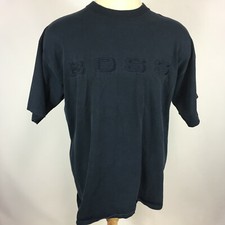 Vintage 90s Grunge Surf Skate BMX BOSS Made in USA Hip Hop T Shirt Spellout Logo