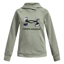 New Under Armour Girls' Rival Fleece Big Logo Hoodie Choose Size MSRP: 40.00