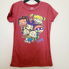 Rugrats 90s Cartoon Characters Nickelodeon Girl T Shirt Size S Short Sleeve