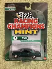 2018 Racing Champions Mint 1966 CHEVY NOVA SS Green 1/64 Diecast R3VB New