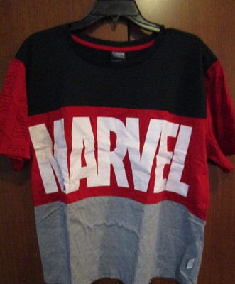 New Disney Parks Marvel Her Universe Tee 2X Cotton Poly Chest 50 Length 24.5 in
