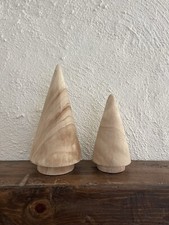 Threshold Studio McGee Wood Tree 10.5 H x 5.5 Diameter and 7.5 H x 4.25 Dia