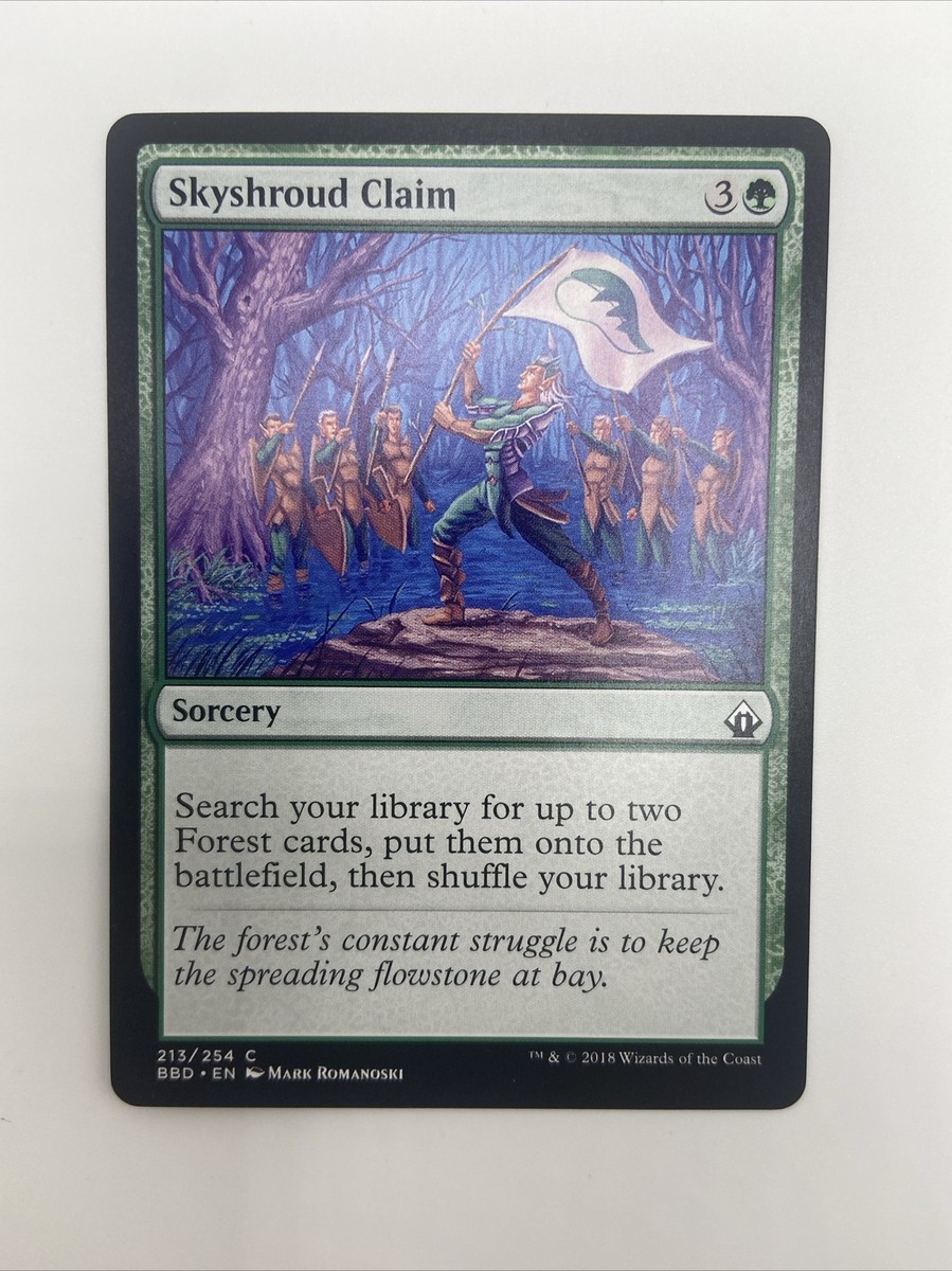1x SKYSHROUD CLAIM - Battlebond - MTG - NM - Magic the Gathering | eBay 1x SKYSHROUD CLAIM - Battlebond - MTG - NM - Magic the Gathering | eBay