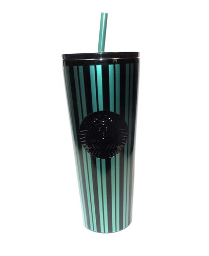 Disney Parks 2024 Starbucks Stainless Steel Tumbler Haunted Mansion Green Black - Picture 5 of 24