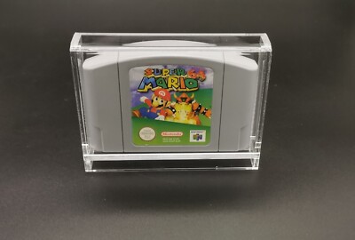N64 Module Spiele Acryl Schutz Box UV Case mit Schiebeverschluss Nintendo 64