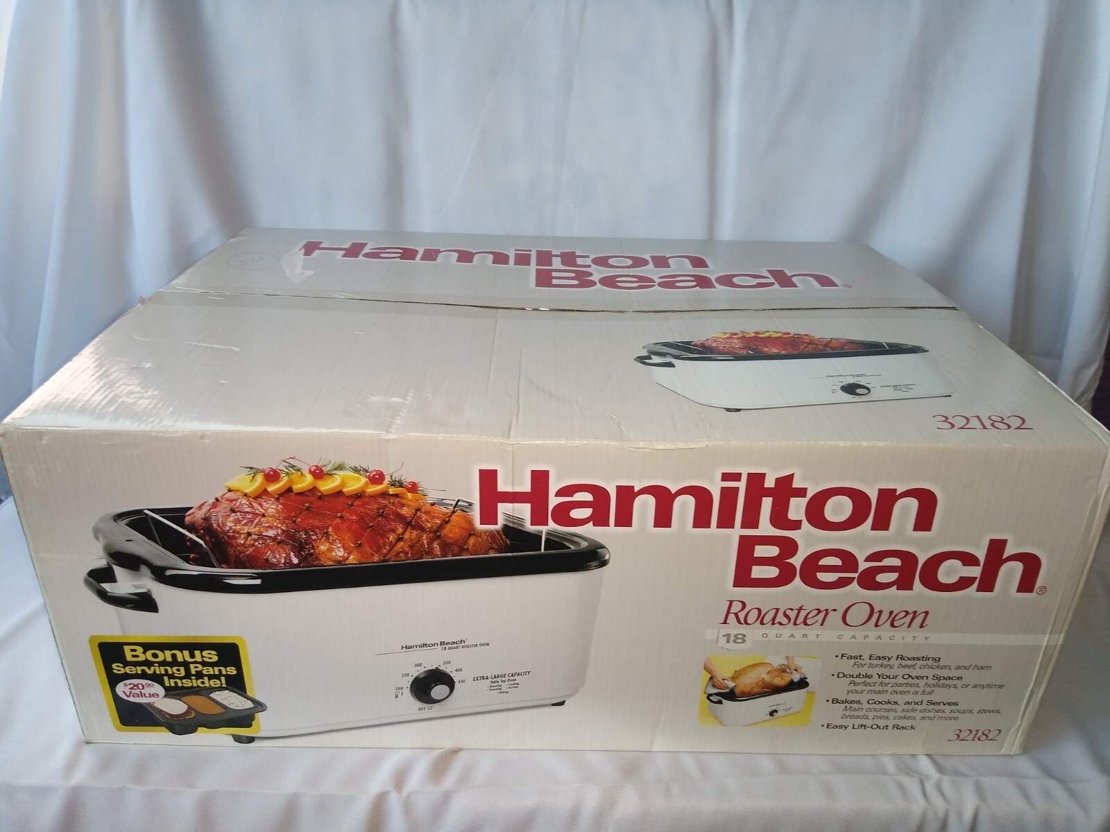 NEW Vintage Hamilton Beach 18 Quart Roaster Oven ExtraLarge 32182 eBay