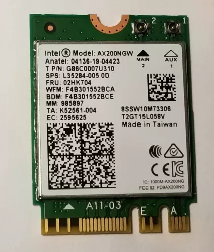 Intel AX200 AX201 AX211 AX210 Killer 6E 9560 BE200 Wi-Fi 7 - Picture 5 of 60