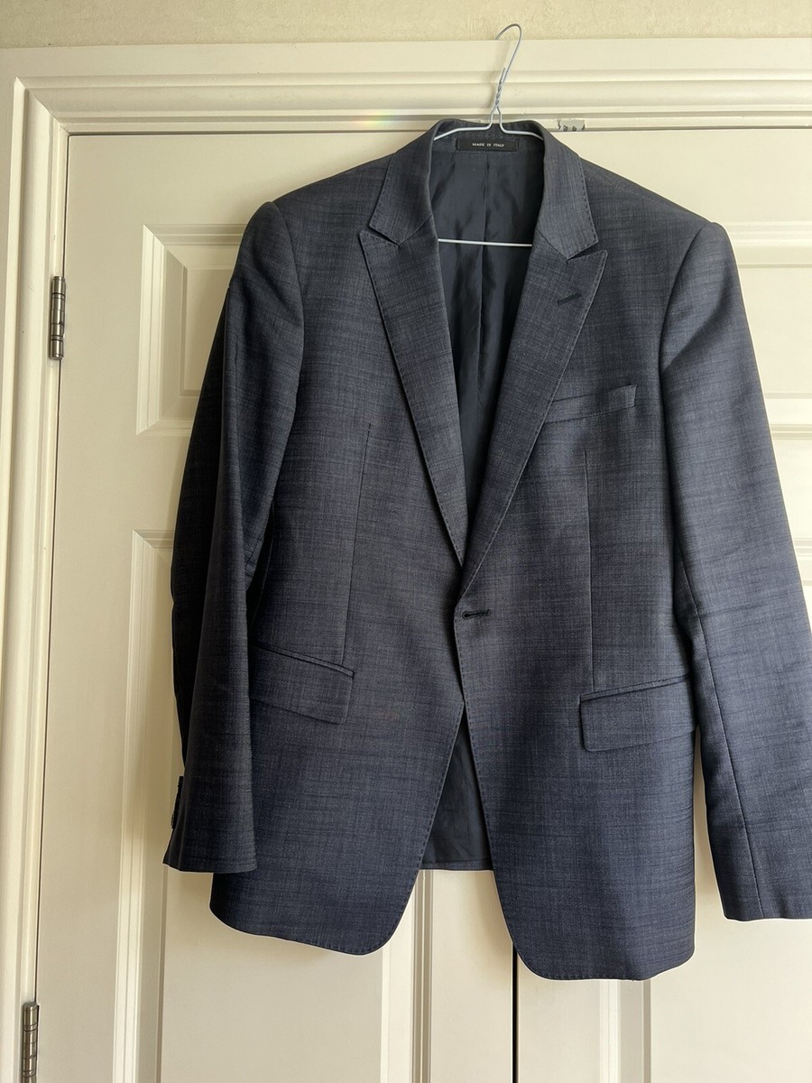 Emporio Armani Slim Fit Blue David Made In Italy