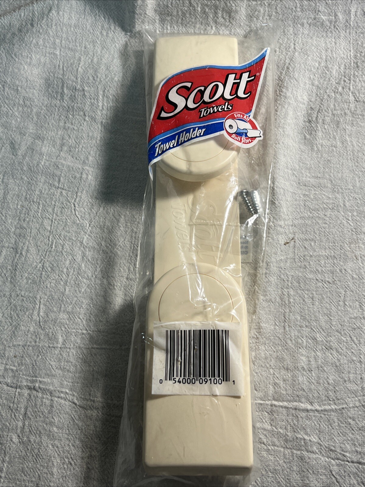 VINTAGE 1996 SCOTT PAPER TOWEL HOLDER CREAM COLOR NEW SEALED
