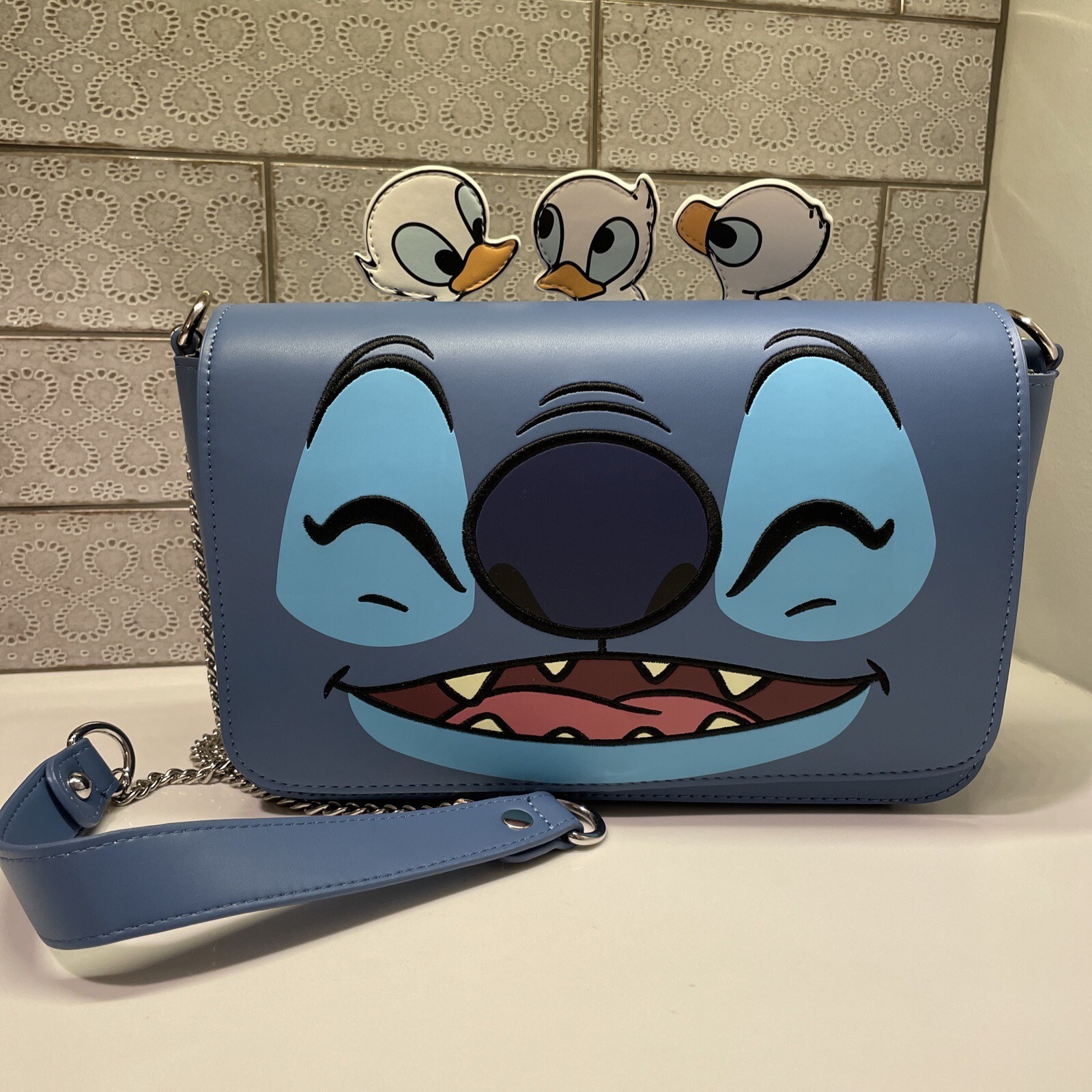 Loungefly Disney Lilo and Stitch Duckies Crossbody Ba… Gem
