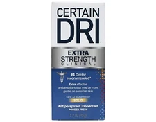 2 Pk Certain Dri SOLID Antiperspirant for Excessive Perspiration 1.7 oz  LOC 1C
