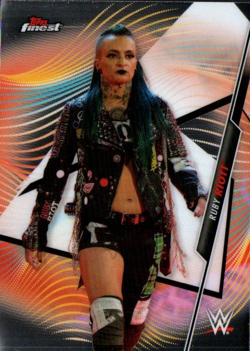 2020 Topps WWE Finest Wrestling Card #29 Ruby Riott Soho AEW