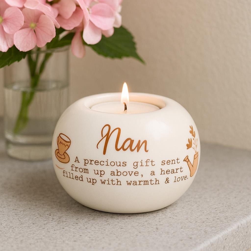 Said with Sentiment 7226 Nan Ceramic Tealight Holder - Image 2