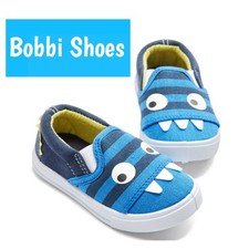 Bobbi Shoes Größe 20, 21 Hausschuhe Kinderschuhe Blau Monster Slipper