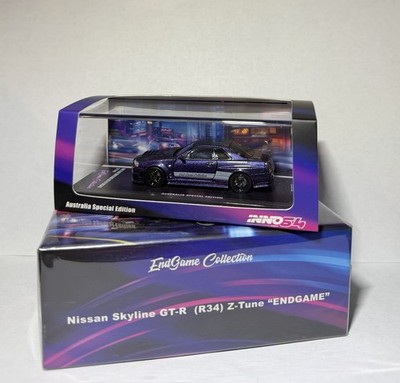 Inno64 Nissan GT-R R34 Z-Tune Magic Purple Endgame Australia SP Edition 1/64