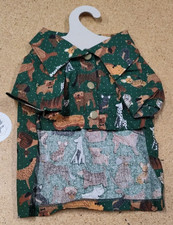 Linda Camisa de Algodón para Perros Multi Razas Perro Gráfico Estampado Verde Abotonada Ropa para Mascotas