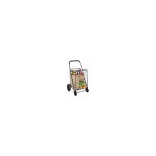 Whitmor 6318-2678 Extra Large Deluxe Utility Cart, Black Steel Frame - Quantity