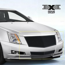 Front Black Mesh Grille Upper Lower Fits 08-13 Cadillac Cts 11-14 Coupe Grill Ss