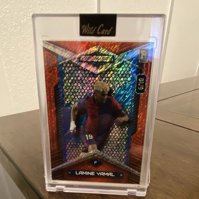 Wild Card Alumination Serial Numbered Lamine Yamal Soccer Card 2024 ABC-LY3 6/10
