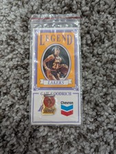 Gail Goodrich Legend Lakers Chevron Card w Commemorative Laker's Lapel Pin 1976
