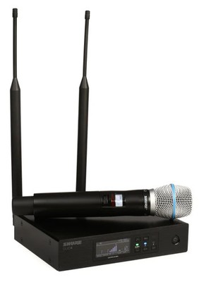 Shure QLXD24/B87A Digital Wireless Handheld Microphone System - G50 Band