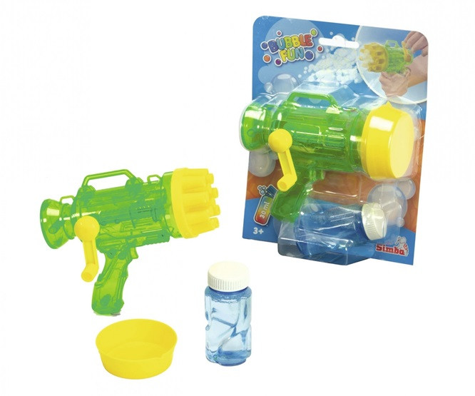 Simba 107286169 - Bubble Fun - Bubble Blower With Crank - New