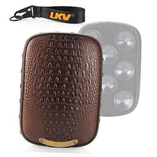 10.63  Motorcycle Pessenger Seat, Rear 8 Suction Cups - Brown Crocodile