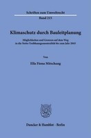 Klimaschutz Durch Bauleitplanung Ella Fiona Mitschang