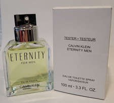 Calvin Klein Eternity 3.3 oz /100 ml EDT Spray for Men New in Box Tester